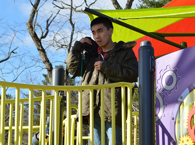 Student on Playground