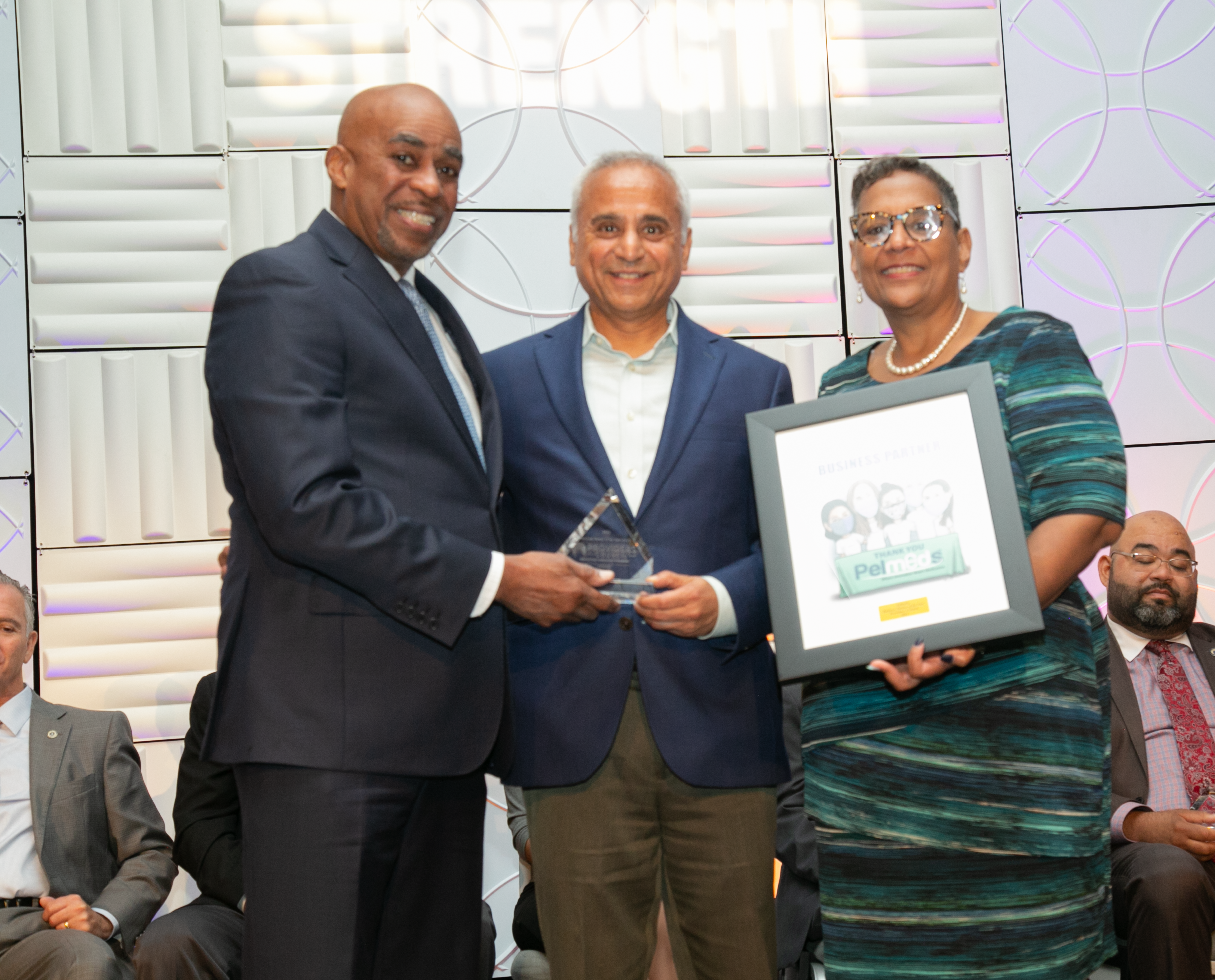 Bhuren Patel, CEO of Pelmeds, received an award from the Providers' Council last month