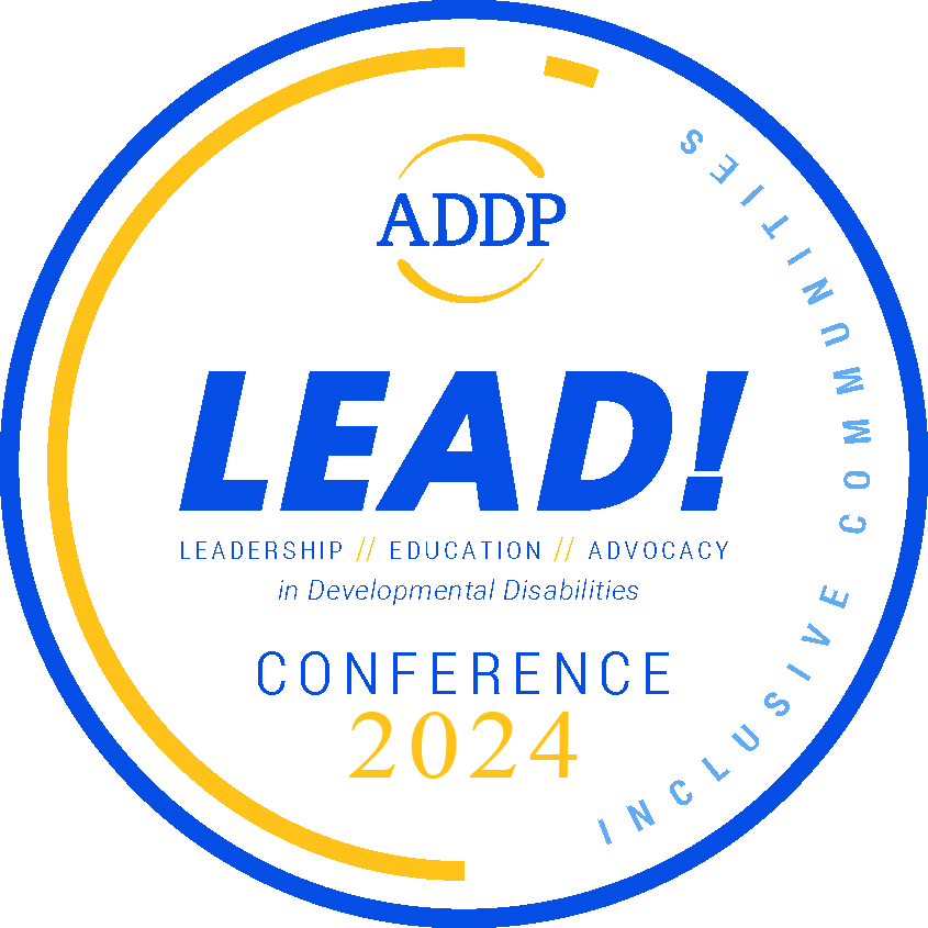 LEAD conference blue and yellow logo
