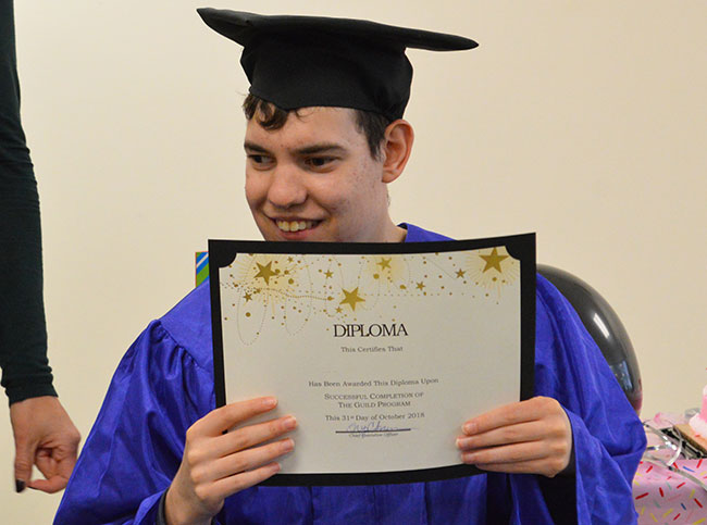 Student Graduating