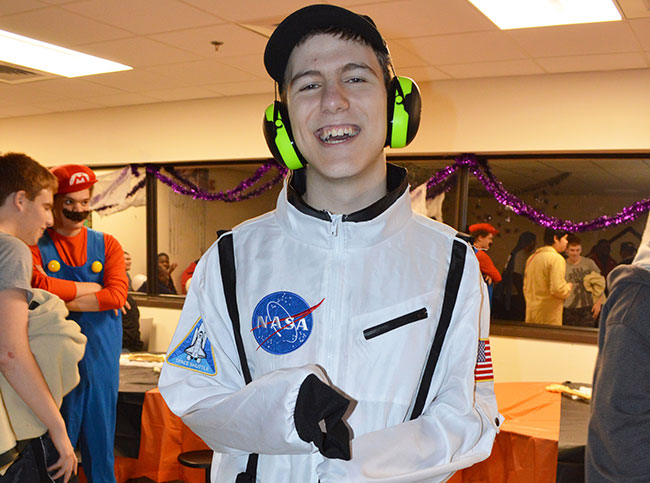 Student at Halloween