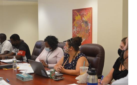 Participants attend a LEAD program session