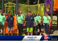 Group of people on playground